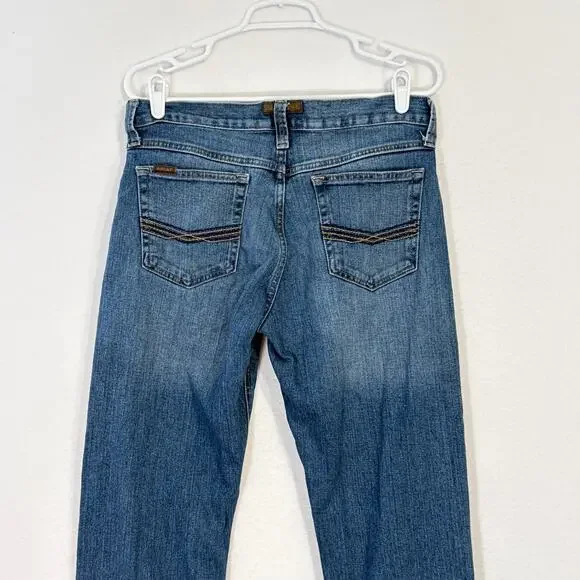 Ariat Traditional Relaxed Bootcut Denim Blue Jeans Mens 30x34 Brandon Legacy M2 - Picture 4 of 12